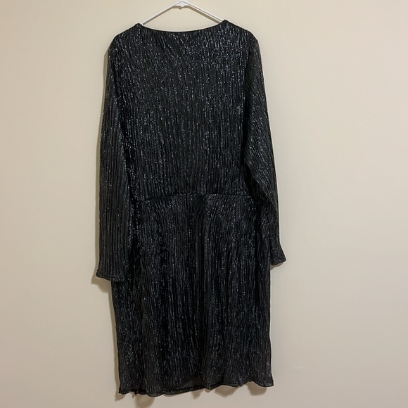 City Chic women’s plus size dress Sparkle Gunmetal size XXL/24 NWT - Picture 11 of 11
